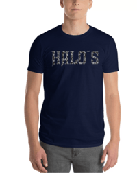 HALOS LOGO TSHIRT GREY CAMO