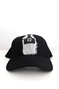 Image of picked out baseball cap in black