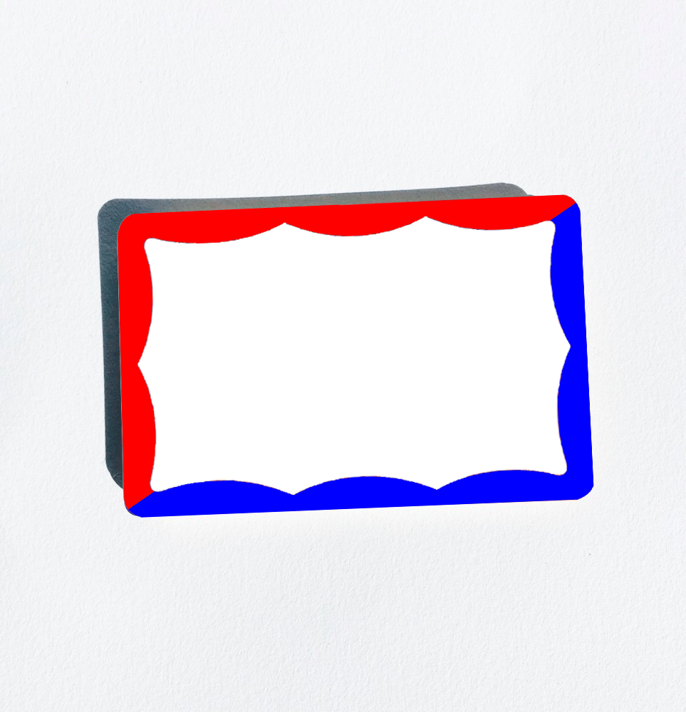 Image of Split Blue & Red Blanks