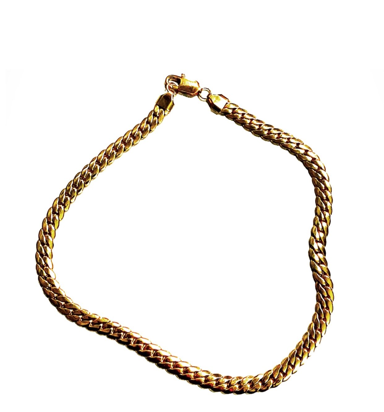 Cuban link chain \u0026 thin Herringbone 