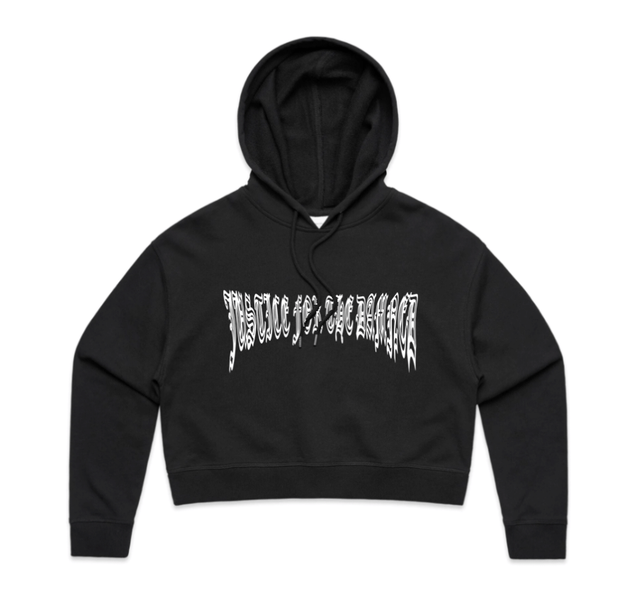 justice crop hoodie