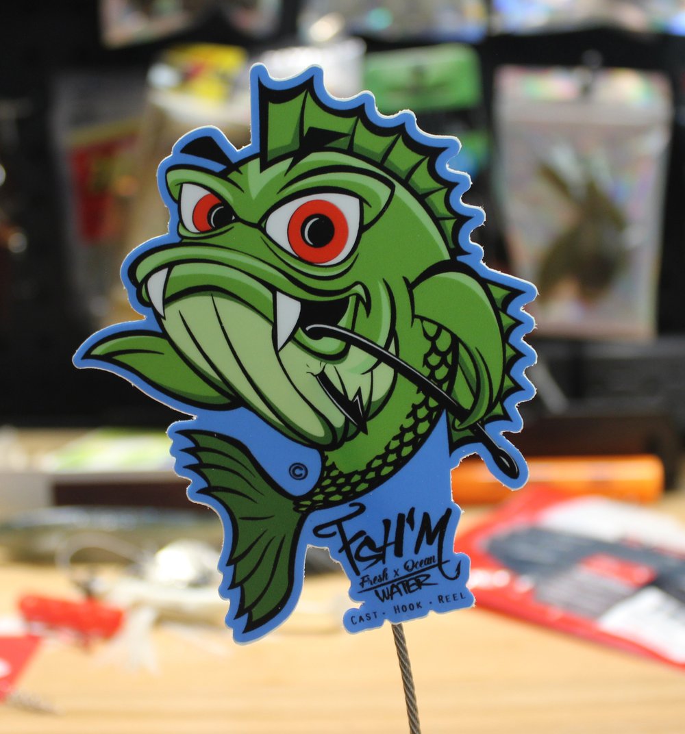 Bruce The Bass Sticker