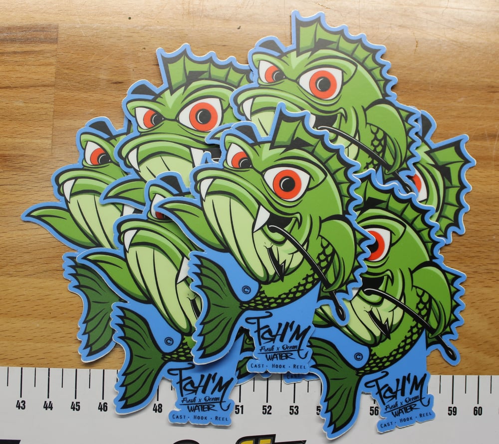Bruce The Bass Sticker