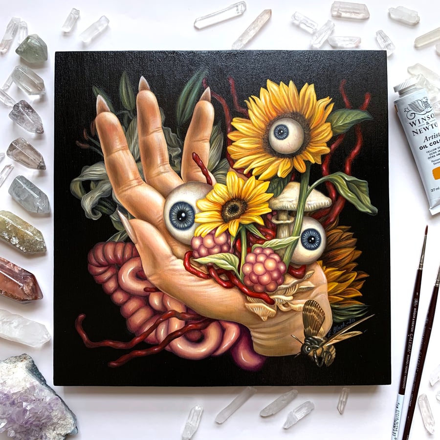 Image of 'The Changed Premonition' Original Oil Painting