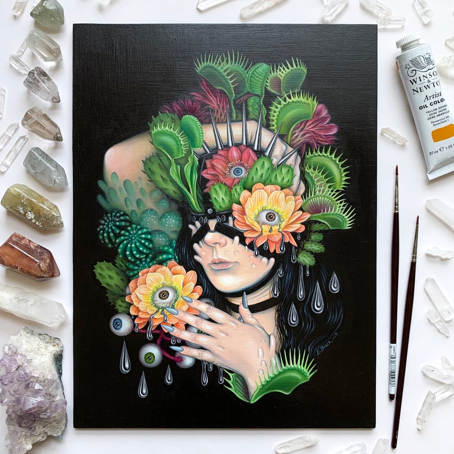 Image of 'Absence of Faith' Original Oil Painting