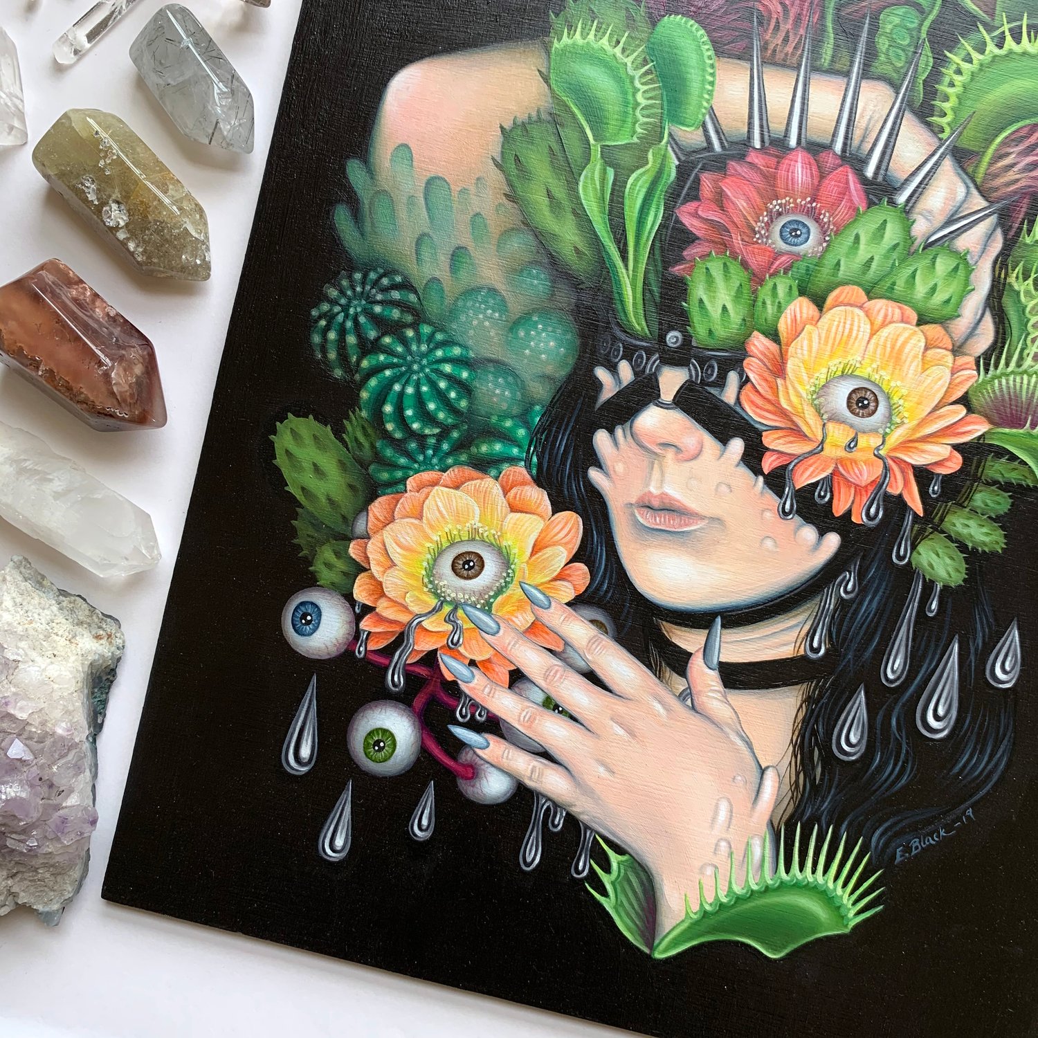 Image of 'Absence of Faith' Original Oil Painting