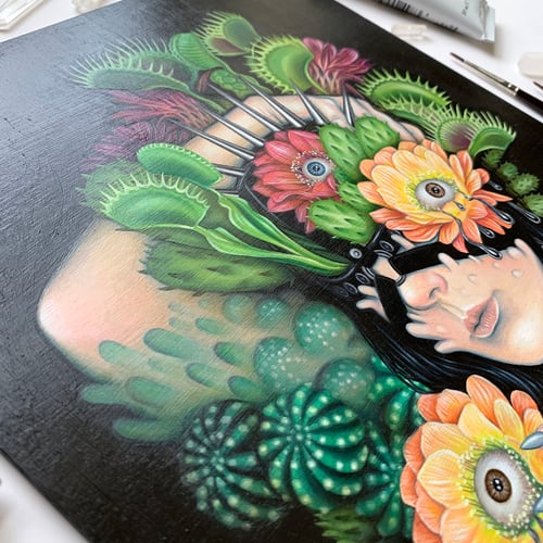 Image of 'Absence of Faith' Original Oil Painting