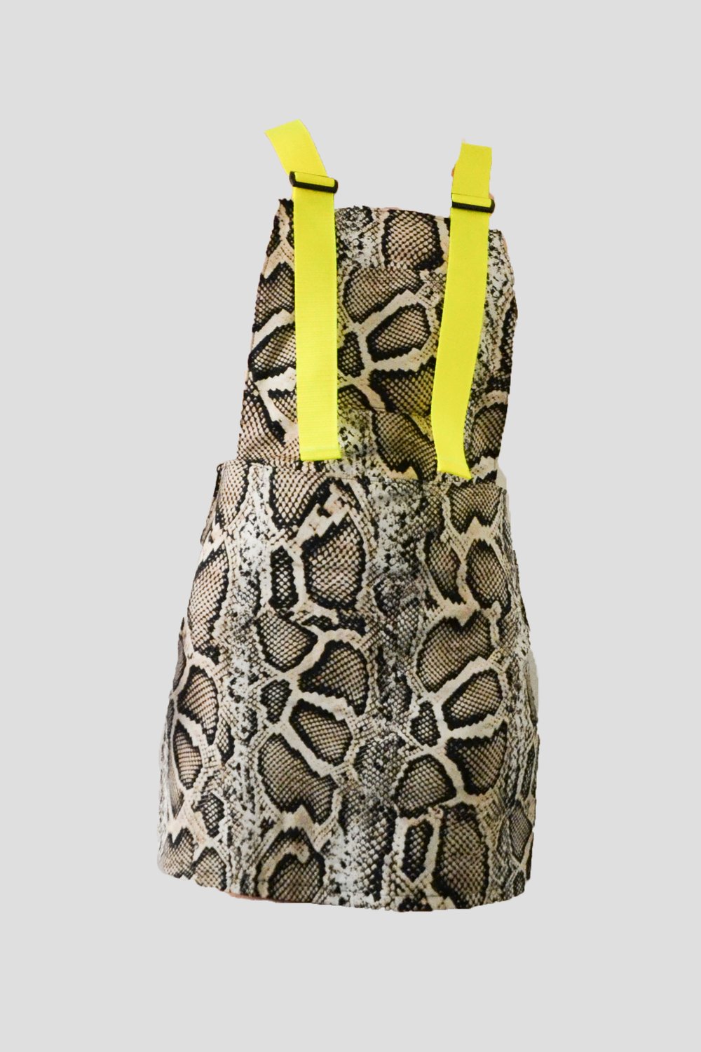 Image of Snake Overall Dress