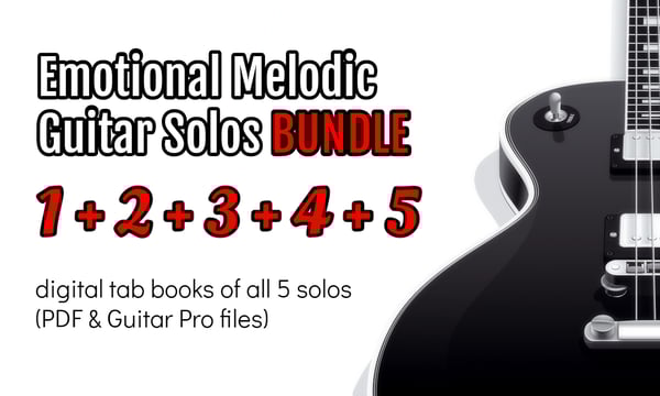 Stel Andre Emotional Melodic Guitar Solo 3 Tabs Tab Books Stel Andre Webstore