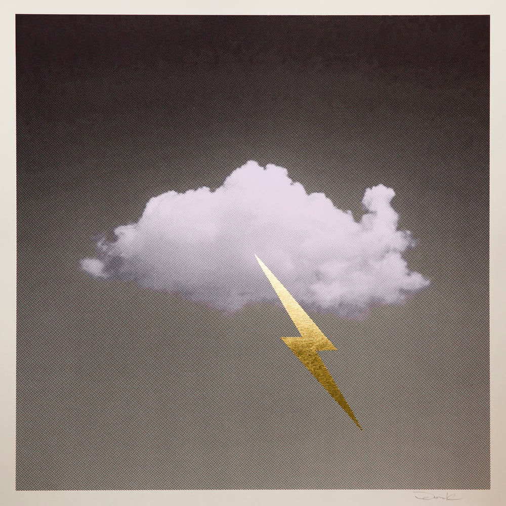 Image of 'Little Fucking Cloud' (Lilac/Gold)