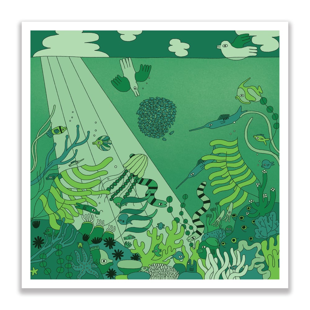 Image of Ocean Print