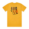 'NATURAL CONNECTION' TEE IN YELLOW