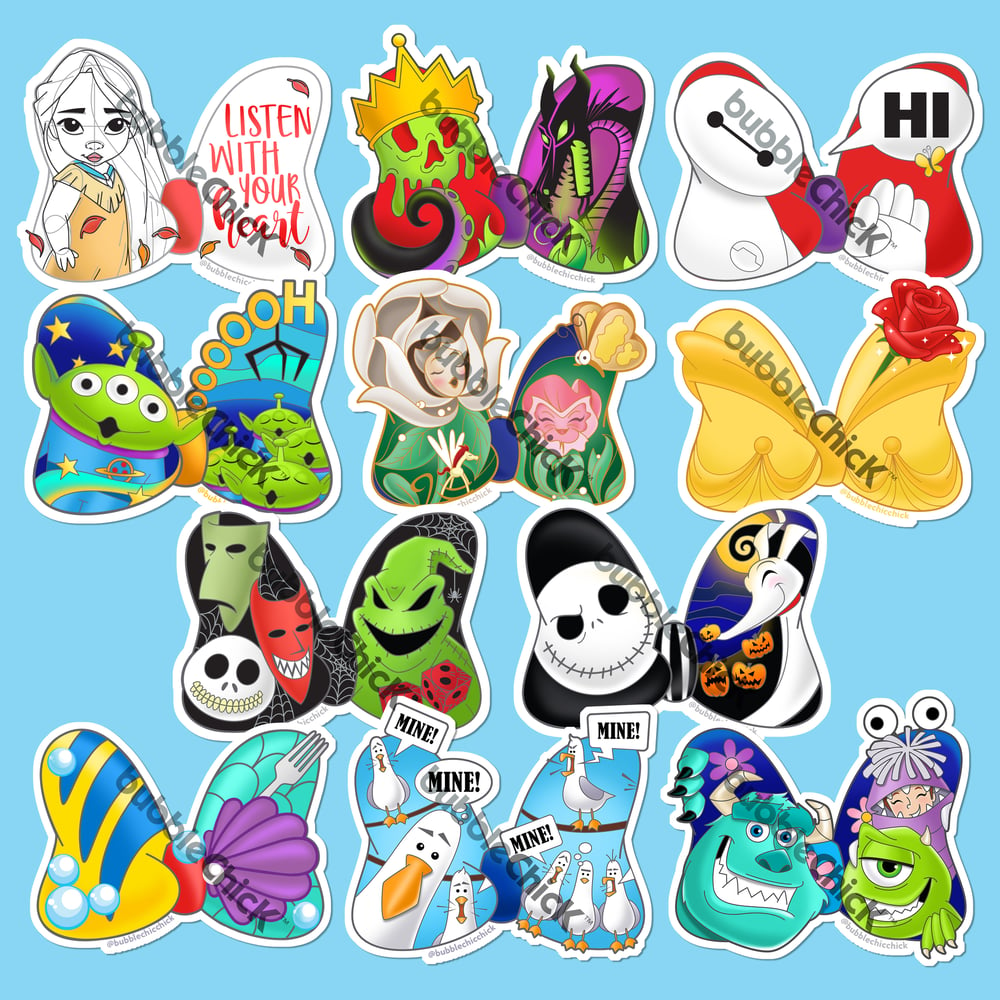 Image of Bow Stickers