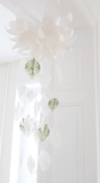 Image 1 of Suspension EDEN blanc/vert 