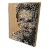 Image 3 of David Bowie String Art Portrait Sculpture by Ashley Darran