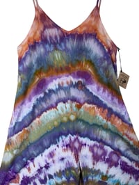 Image 9 of S Woven Wide-Leg Jumpsuit with Pockets in Earthy Agate Ice Dye