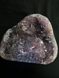 Image 5 of Amethyst With Calcite & Polished Edges #2185