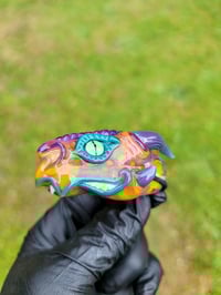 Image 7 of Magenta Orange aqua DragonHead Pendant