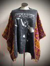Image 4 of Upcycled “Rumors” kantha quit poncho