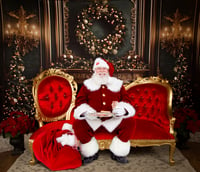 Image 1 of Emerald Glow with Santa