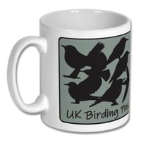 Image 1 of UK Birding Pins Logo Mug (Large Logo)
