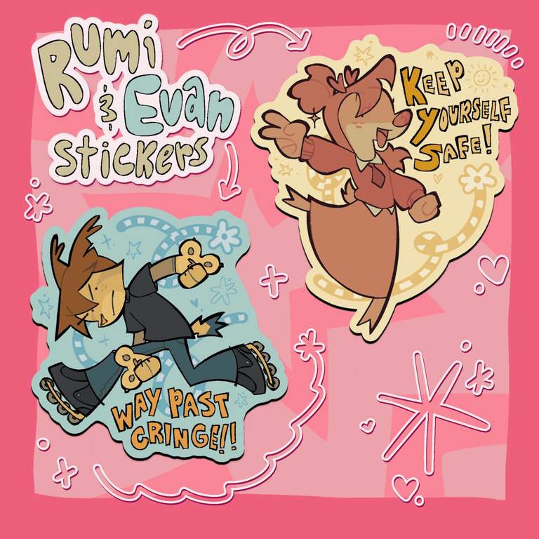 RUMI + EVAN SOLO STICKERS 
