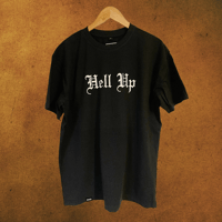 Image 3 of Black Hell Up Tee Oversized