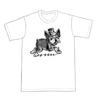 Image 1 of Top Hat Terrier T-shirt (A3) **FREE SHIPPING**