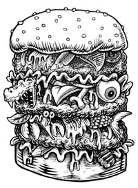 Image 5 of Everything Burger T-shirt (A3) **FREE SHIPPING