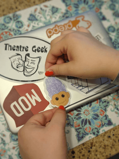 Amethyst Troll Stickers 3"