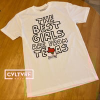 White Texas Girls Tee