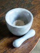 Image of  Grey stone pestle and mortar ( medium)