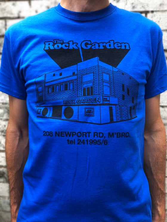 Image of ROCK GARDEN TEE ROYAL BLUE