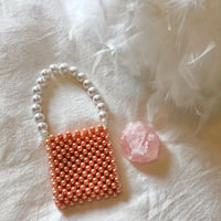 Coral Premium Pearl Mini Bag