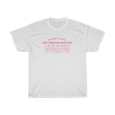 Image of Friendly Reminder - T-shirt (Pink design)