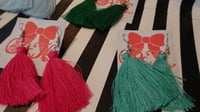 Image 3 of Favorites String Tassel Earrings
