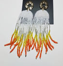 Image 1 of Creamsicle Drip Earrings
