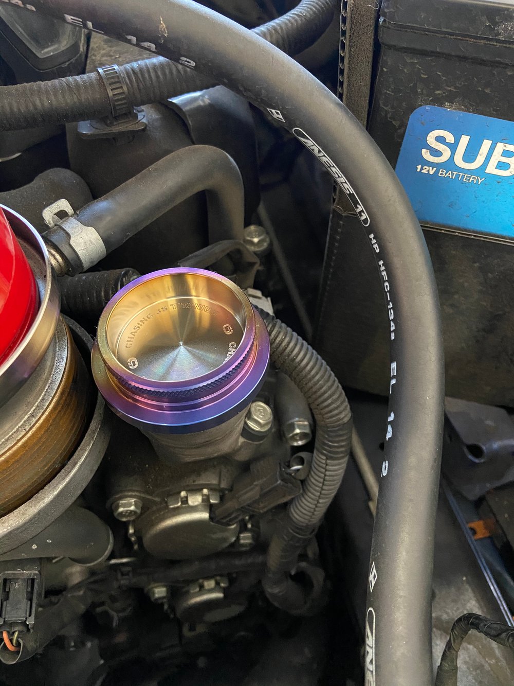 Subaru Titanium Oil cap (WRX/FRS/BRZ/Forester/Legacy/Outback)