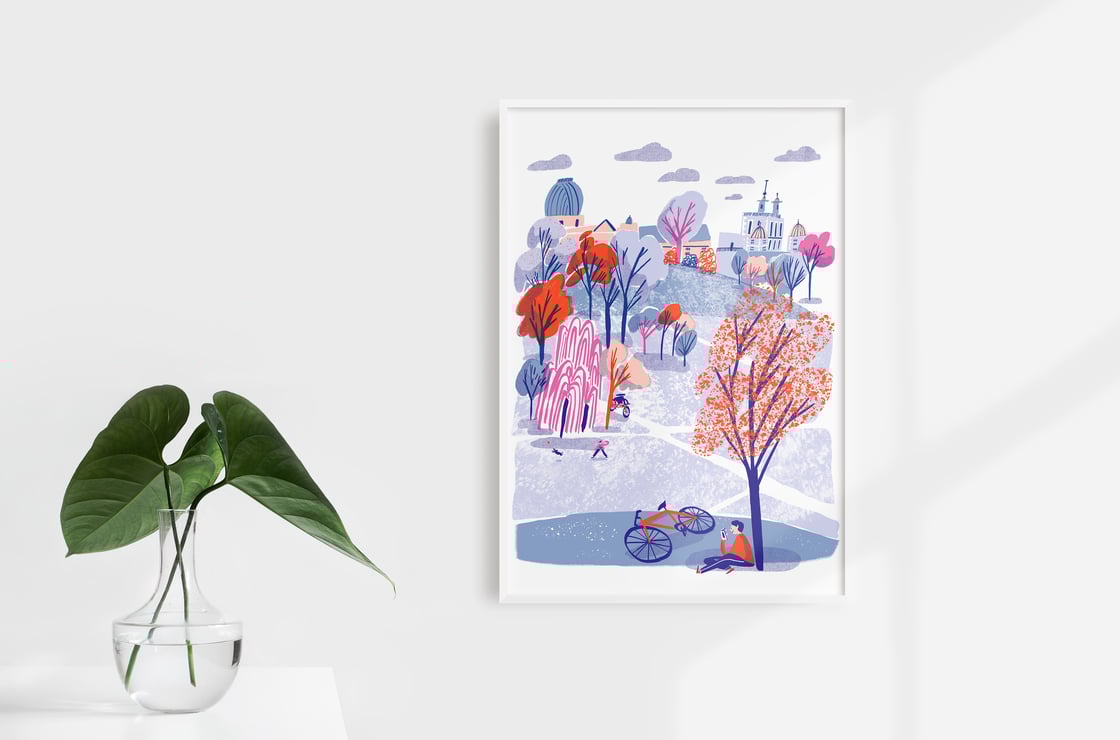 Image of Greenwich Park Observatory A2 Archive Print