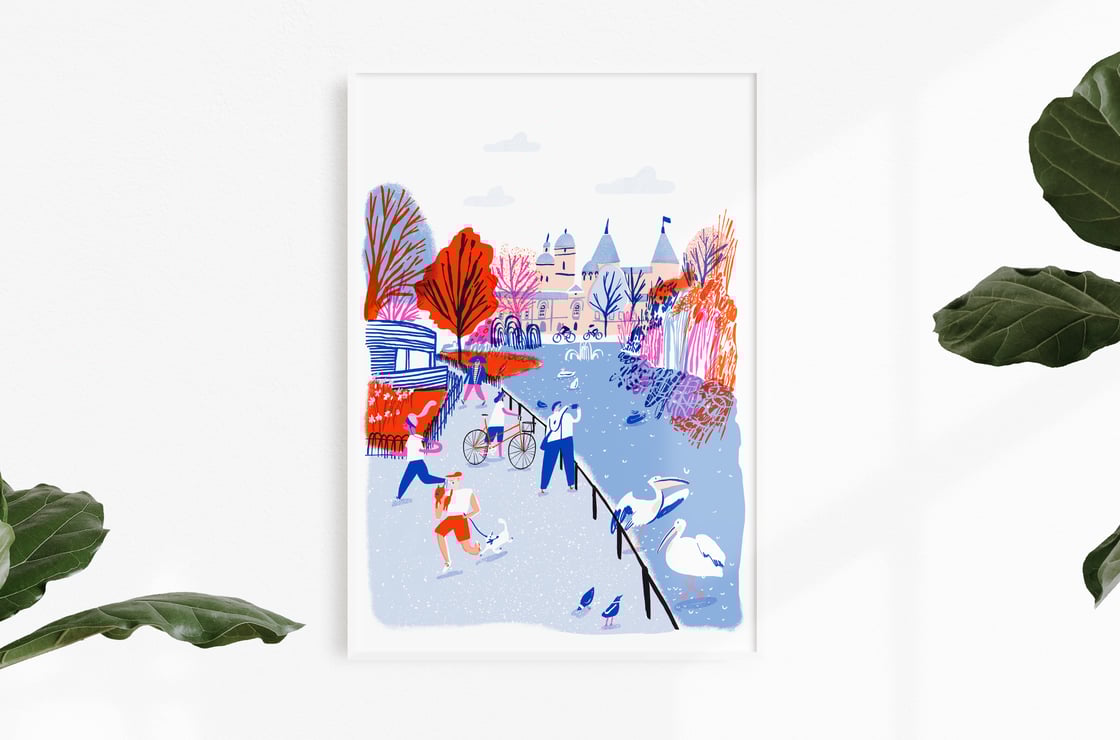 Image of St. James's Park, A2 Archive Print