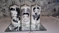 Image 7 of SILVER BETTY BOOP CANDLE SET 