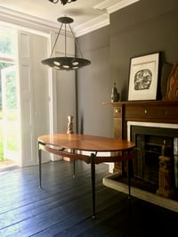 Image 4 of Oval Dining Table attributed to Cavatorta, Italy 1950s