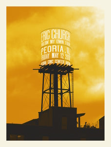 Image of Eric Church - Peoria 2017 poster