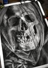 Graphite Skull Series #5