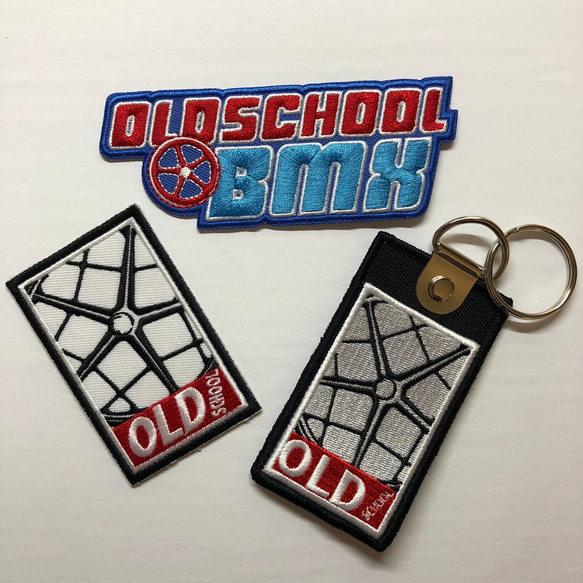 OLD SCHOOL BMX PATCH & KEYCHAIN SETS