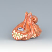 Image 3 of XXXL. Giant Pacific Octopus - Flamework Glass Sculpture Bead