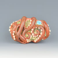 Image 5 of XXXL. Giant Pacific Octopus - Flamework Glass Sculpture Bead