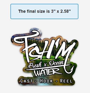 Fsh'M Logo Magnet