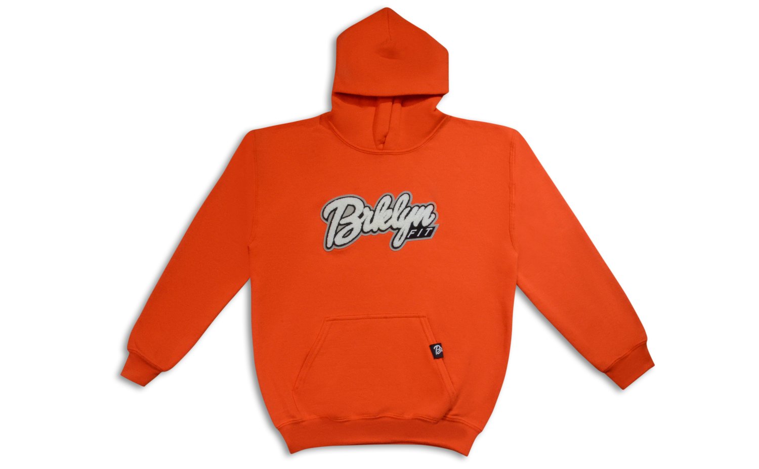 Image of Brklyn Fit®️ Kids Patch Hoodie (Orange)