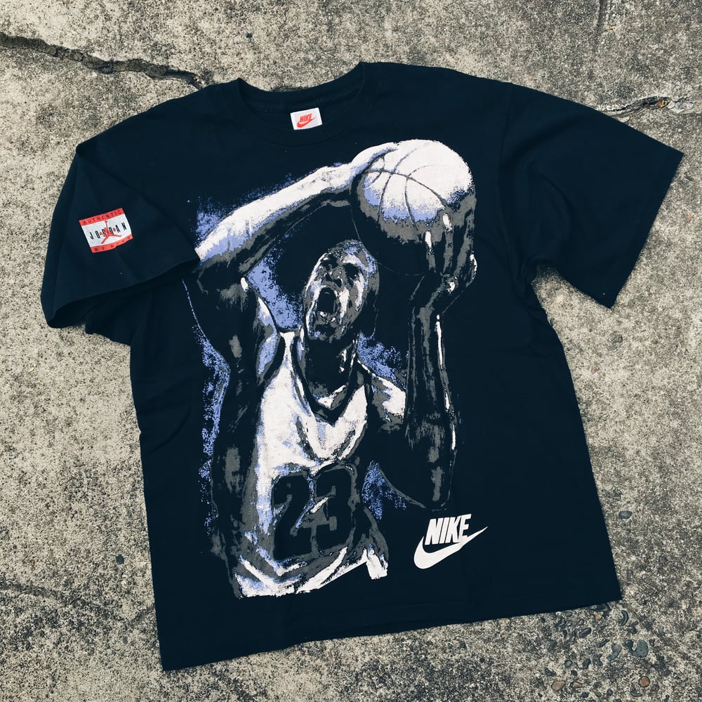 Image of Original Early 90’s Nike Air Jordan Big Print Tee.